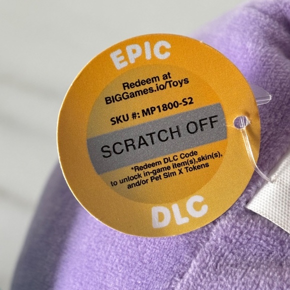 PET SIMULATOR X Deluxe Fantasy 8” PURPLE FAIRY Plush Series 2 * WITH DLC CODE * - Picture 3 of 13